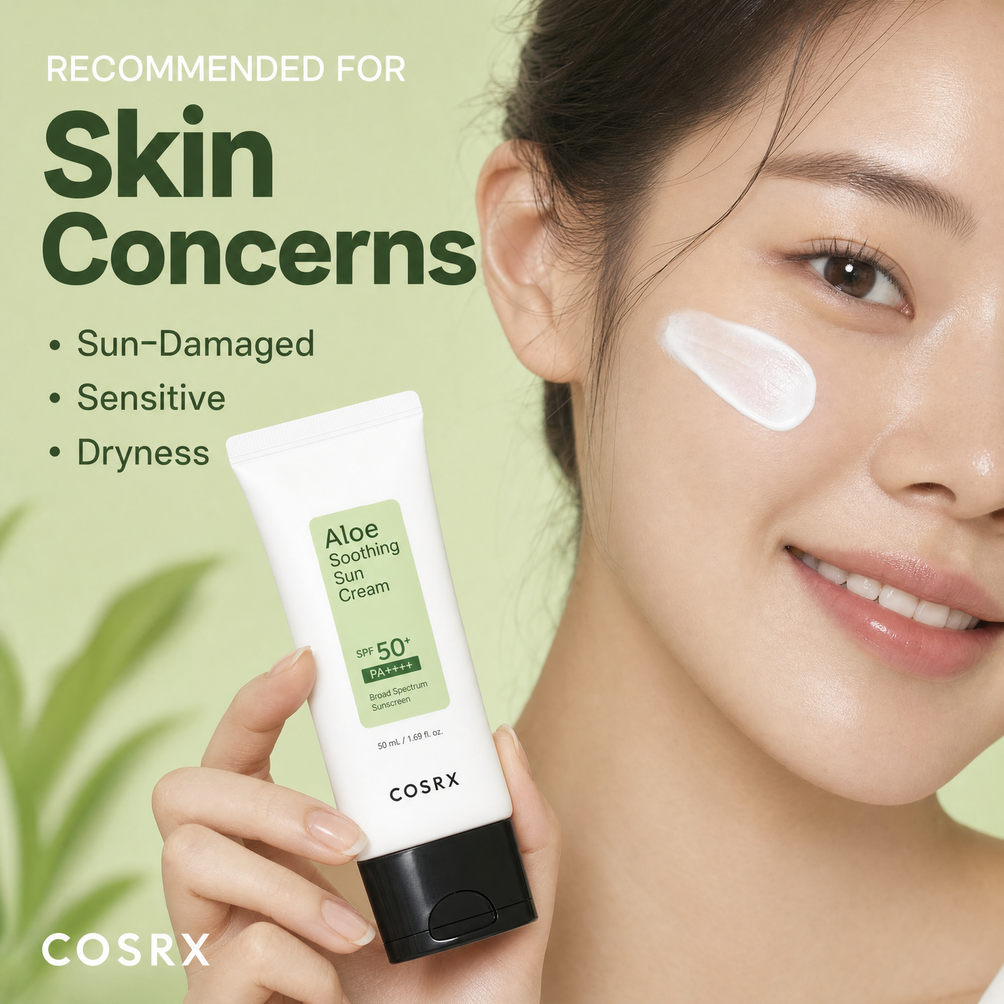 COSRX Aloe Soothing Sun Cream SPF50+